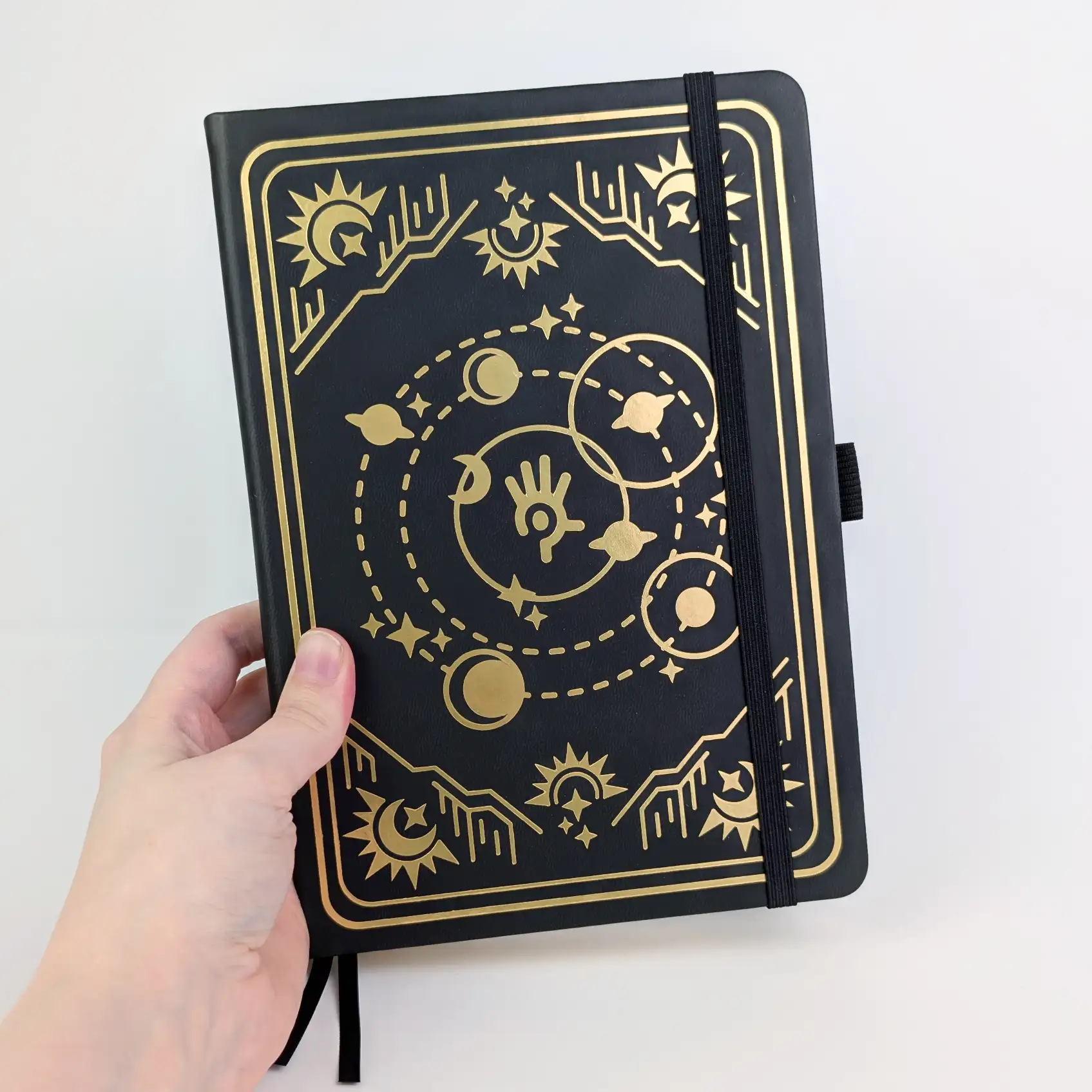 Populous Galaxy Dot Grid A5 Notebook, Black, photo 4