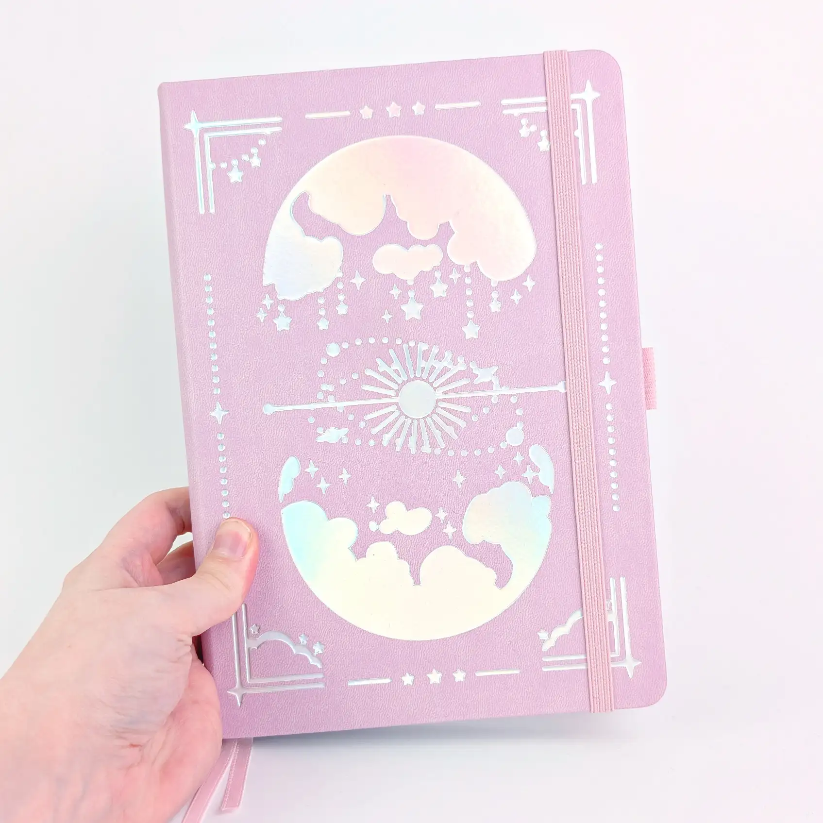 Tamago Galaxy Dot Grid A5 Notebook, Pink, photo 6