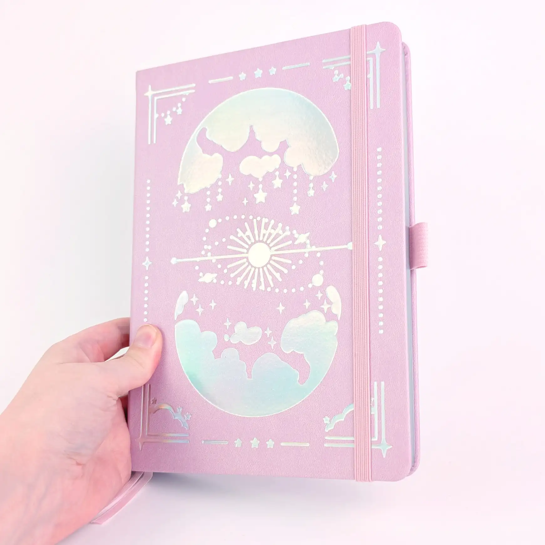Tamago Galaxy Dot Grid A5 Notebook, Pink, photo 3
