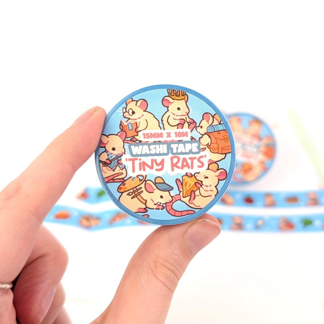 Tiny Rats Washi Tape, photo 4