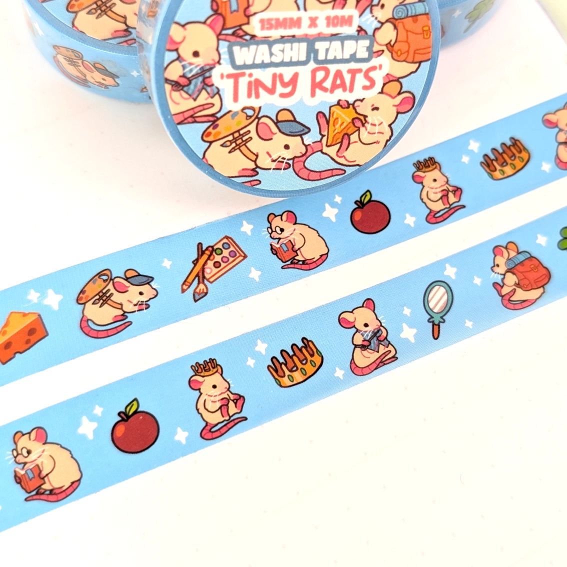Tiny Rats Washi Tape, photo 3