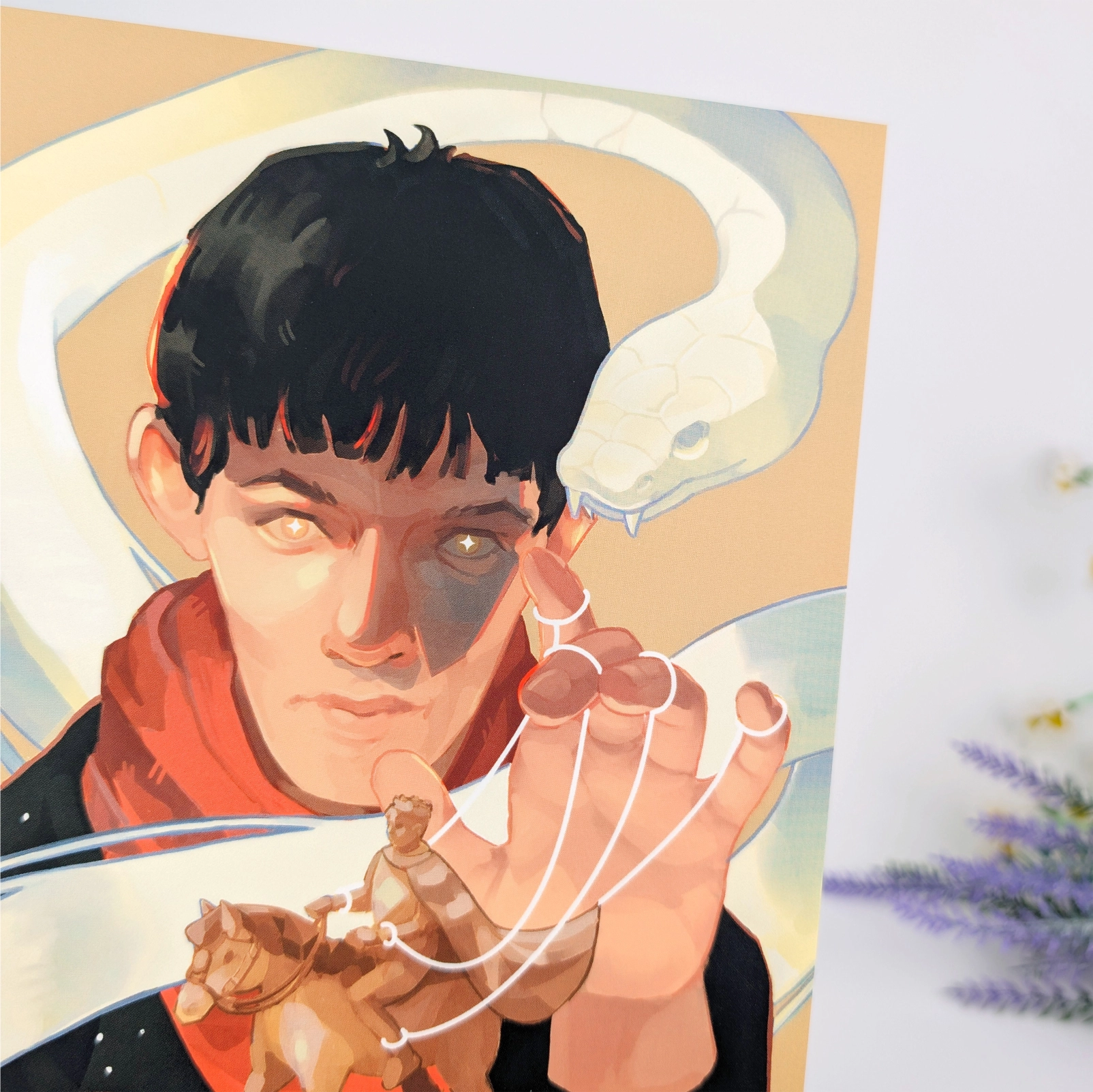 'Dragon's Will' Merlin, Art Print, photo 3
