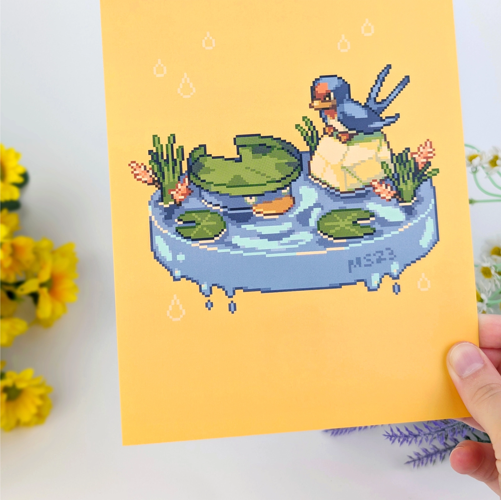 Pond Pals, Art Print, photo 3
