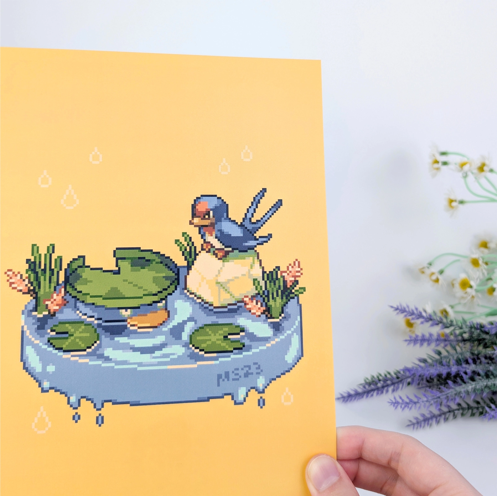Pond Pals, Art Print, photo 2