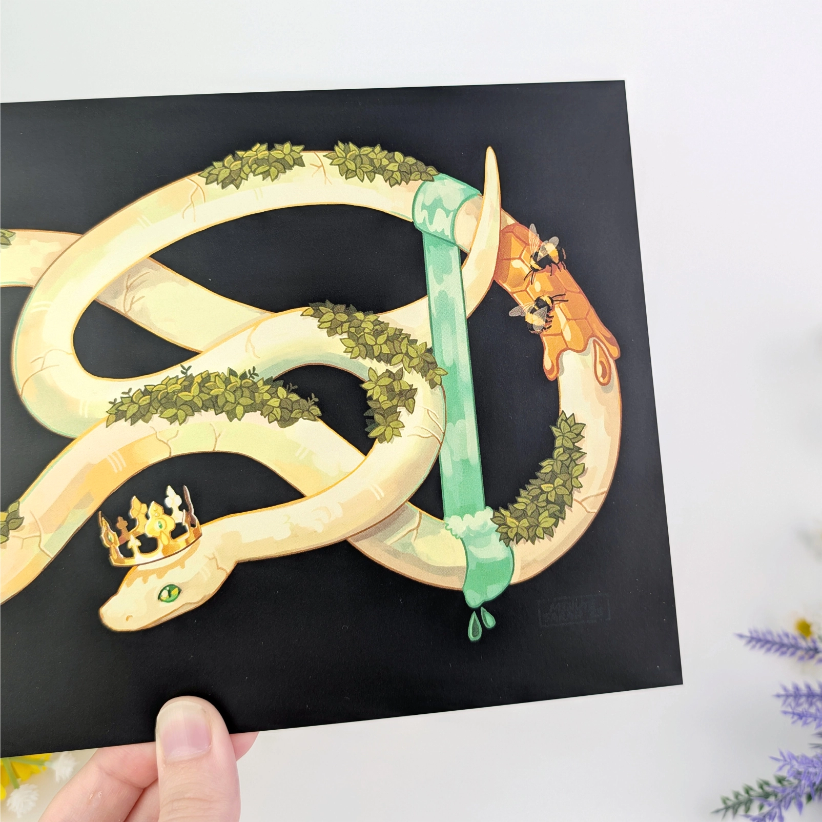 Earth Snake, Art Print, photo 3