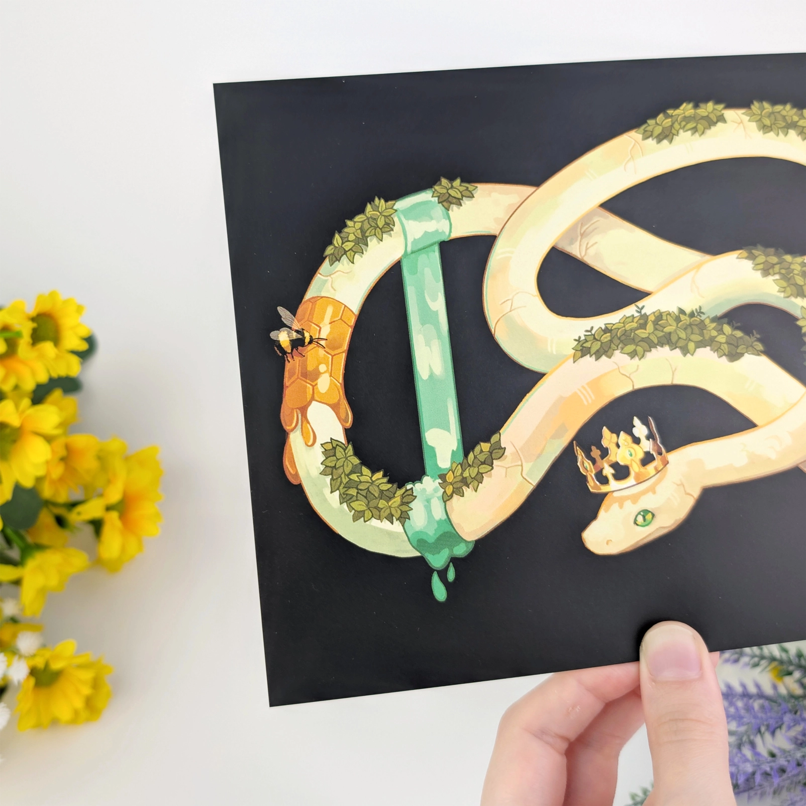 Earth Snake, Art Print, photo 2